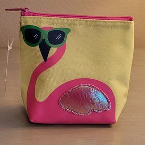 Pink Flamingo Zip Snacker/Zipper pouch